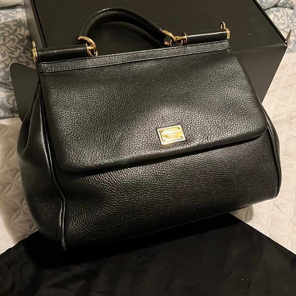 Dolce & Gabbana - Sicily leather handbag